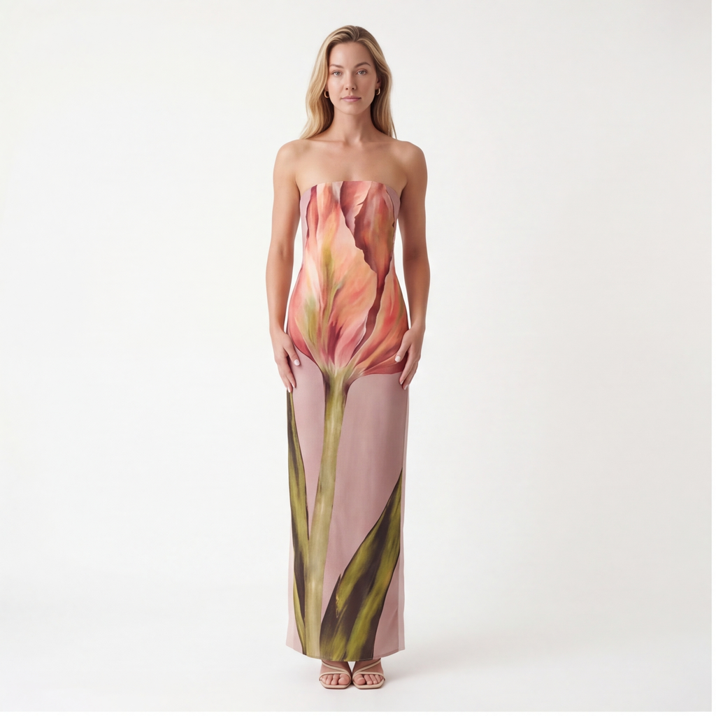 Multicolor Sienna Floral Maxi Dress 3