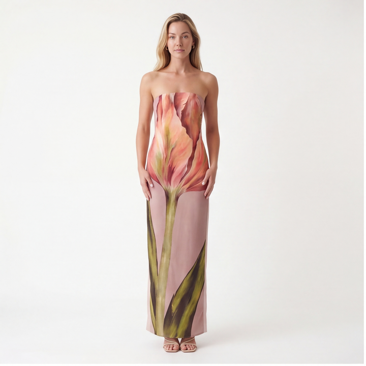 Multicolor Sienna Floral Maxi Dress 3