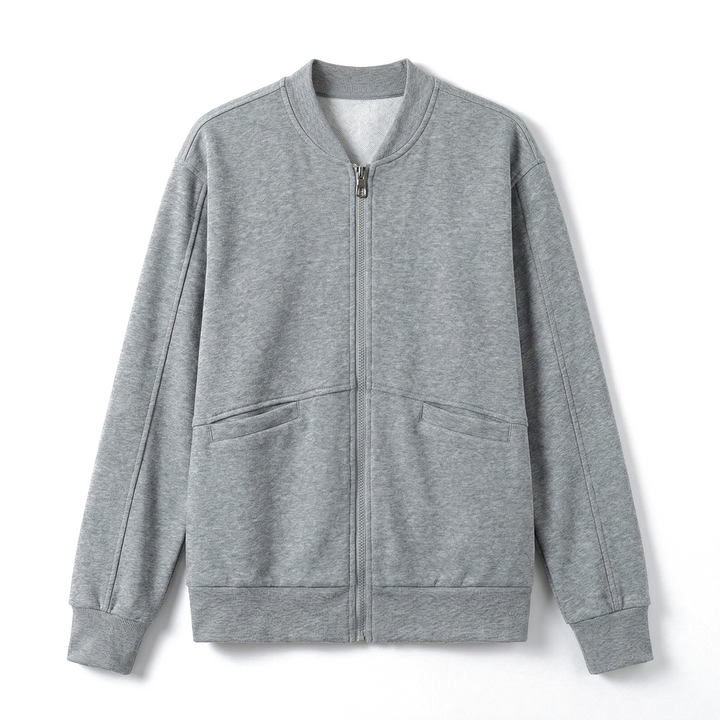Natalia Cotton Blend Jacket - Color:Gray;Size:S