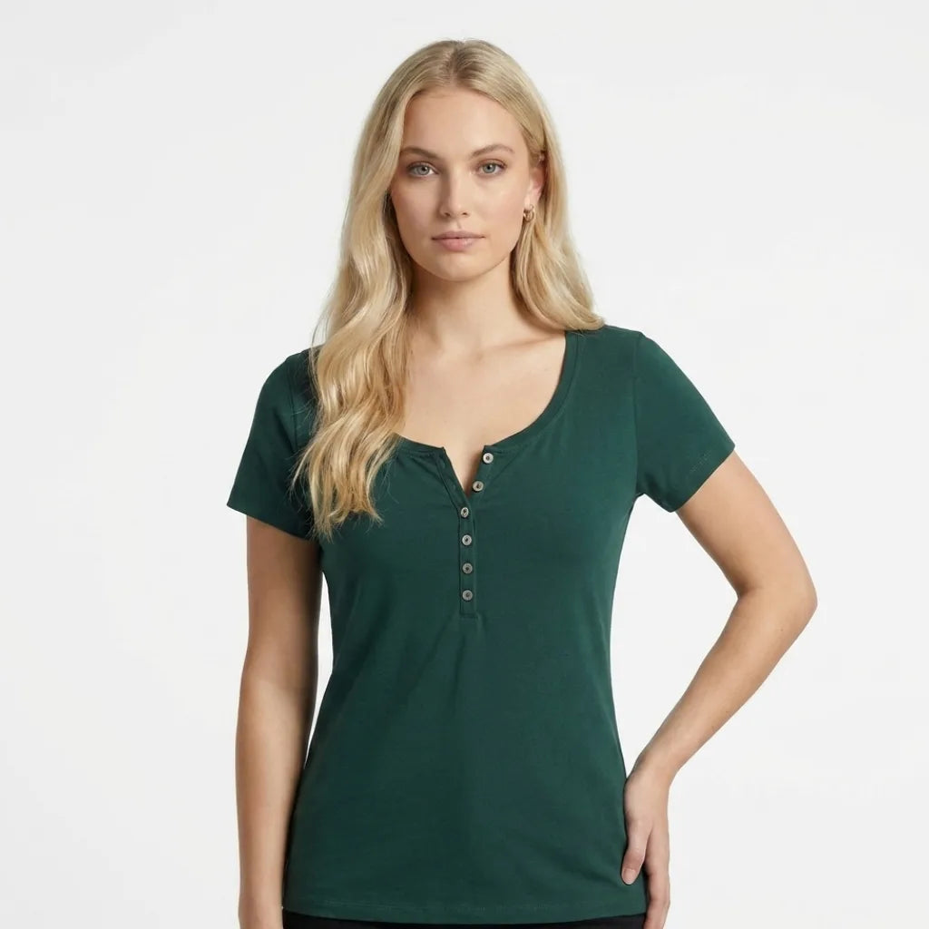 Women's Prichard Cotton V Neck Tee