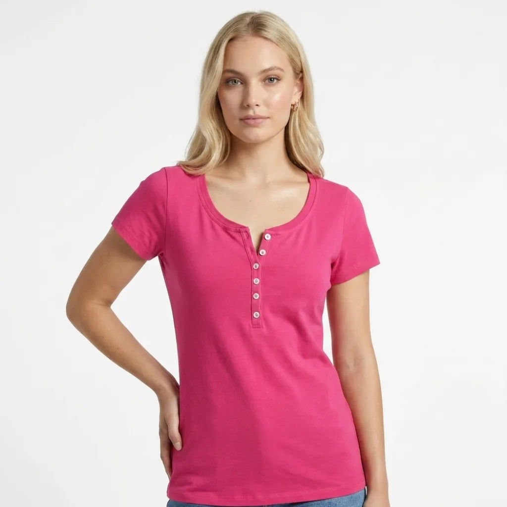 Women's Prichard Cotton V Neck Tee