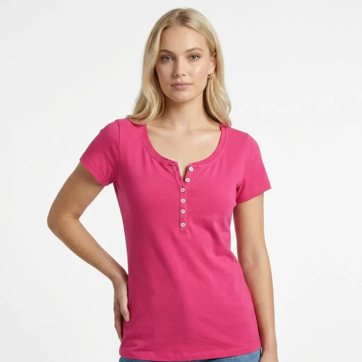 Women's Prichard Cotton V Neck Tee