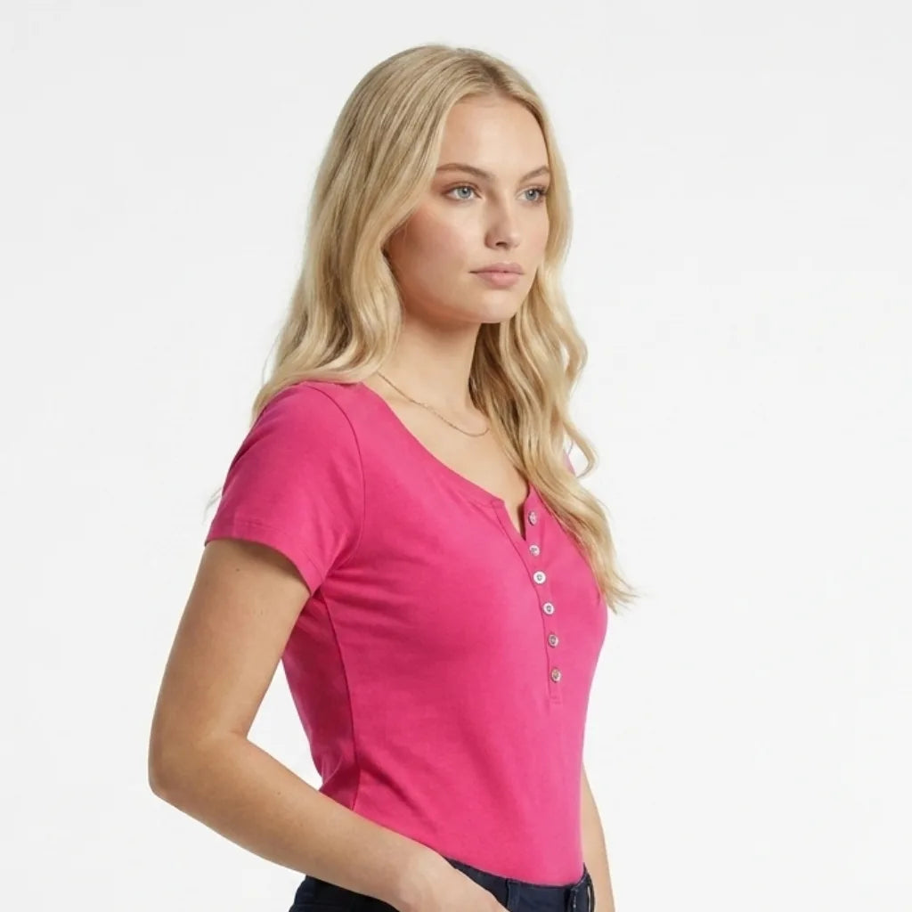 Women's Prichard Cotton V Neck Tee
