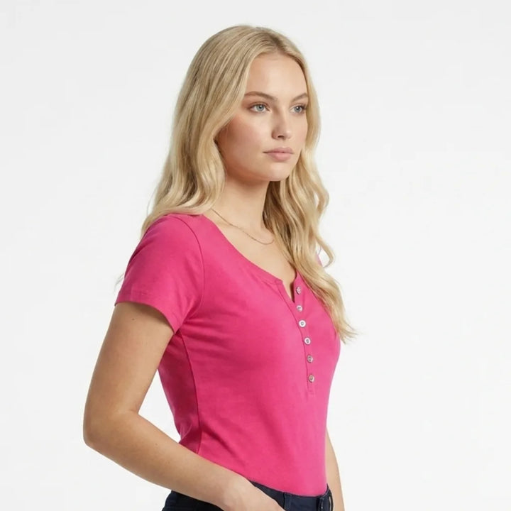 Women's Prichard Cotton V Neck Tee