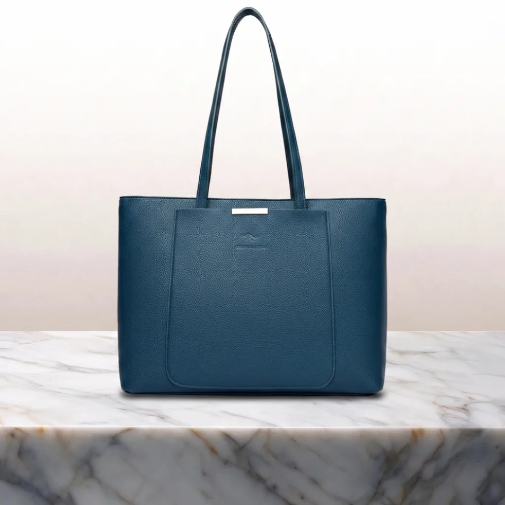 Neha Large Tote Bag - Color:Blue