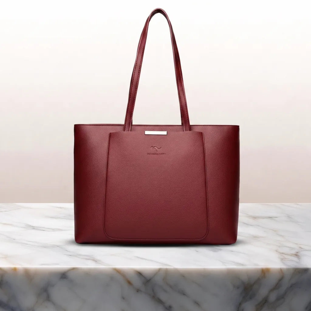 Neha Large Tote Bag - Color:Red