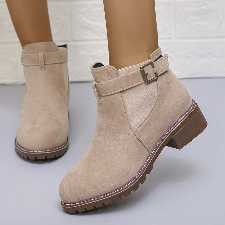 Neha  | Women's Orthopedic Ankle Boots - Pink
