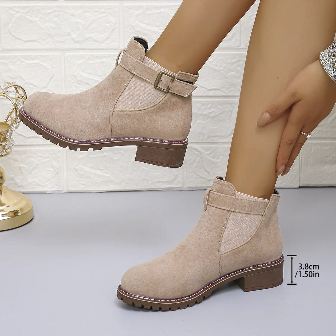 Women's Pink Neha  | Women's Orthopedic Ankle Boots