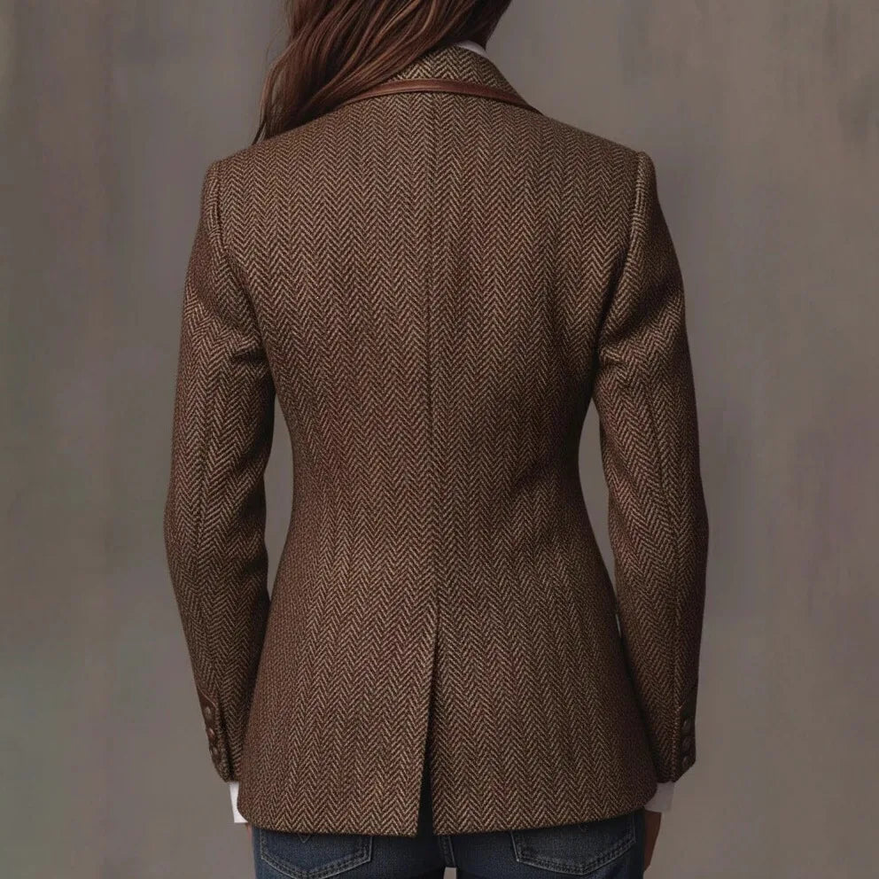 Women's Neve | Women's Herringbone Vintage Blazer