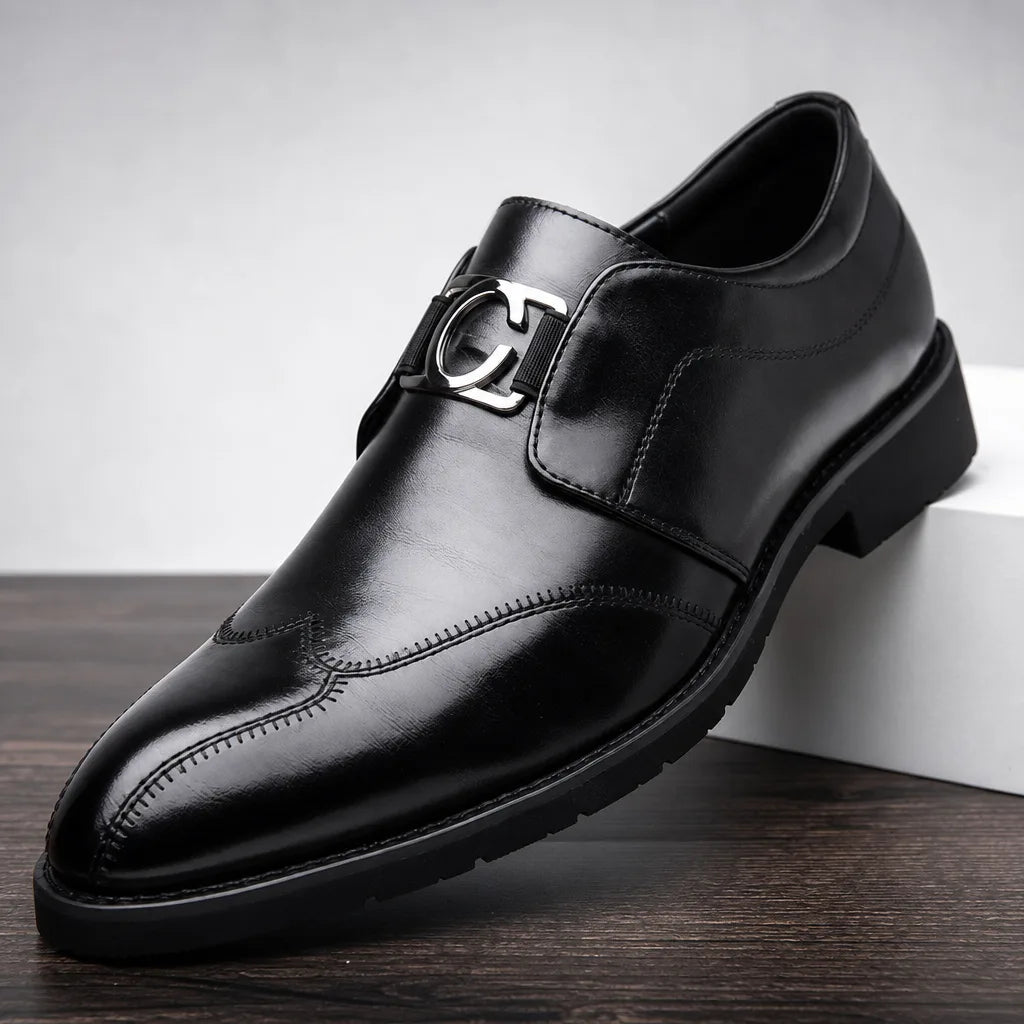 Newell Monk Strap Shoes - Color:Black;Size:38