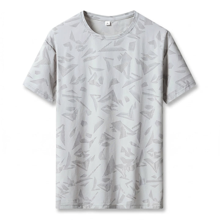 Nicholas Breeze T-Shirt - Color:White Grey;Size:L