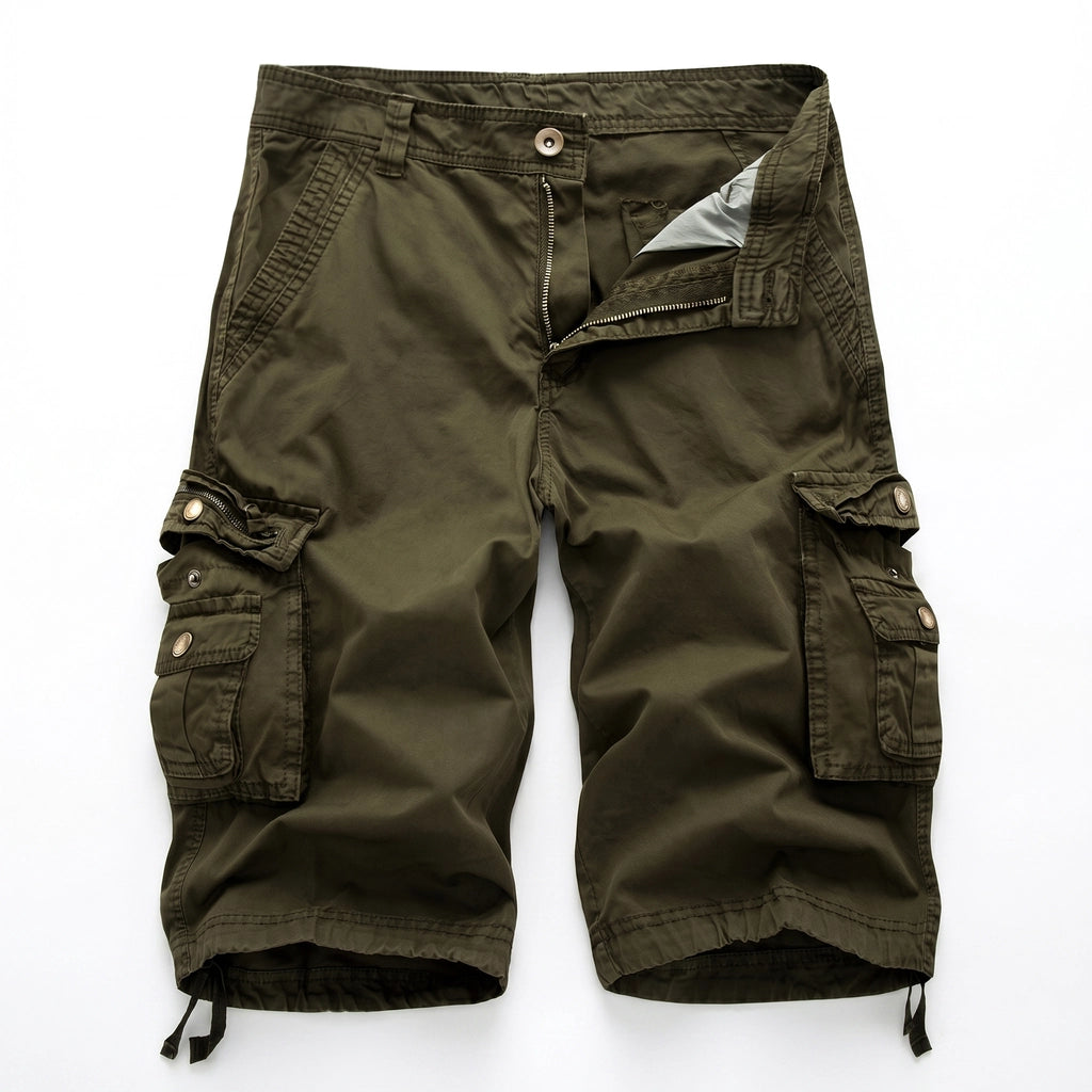 Nicolas Cargo Shorts - Color:Green;Size:30
