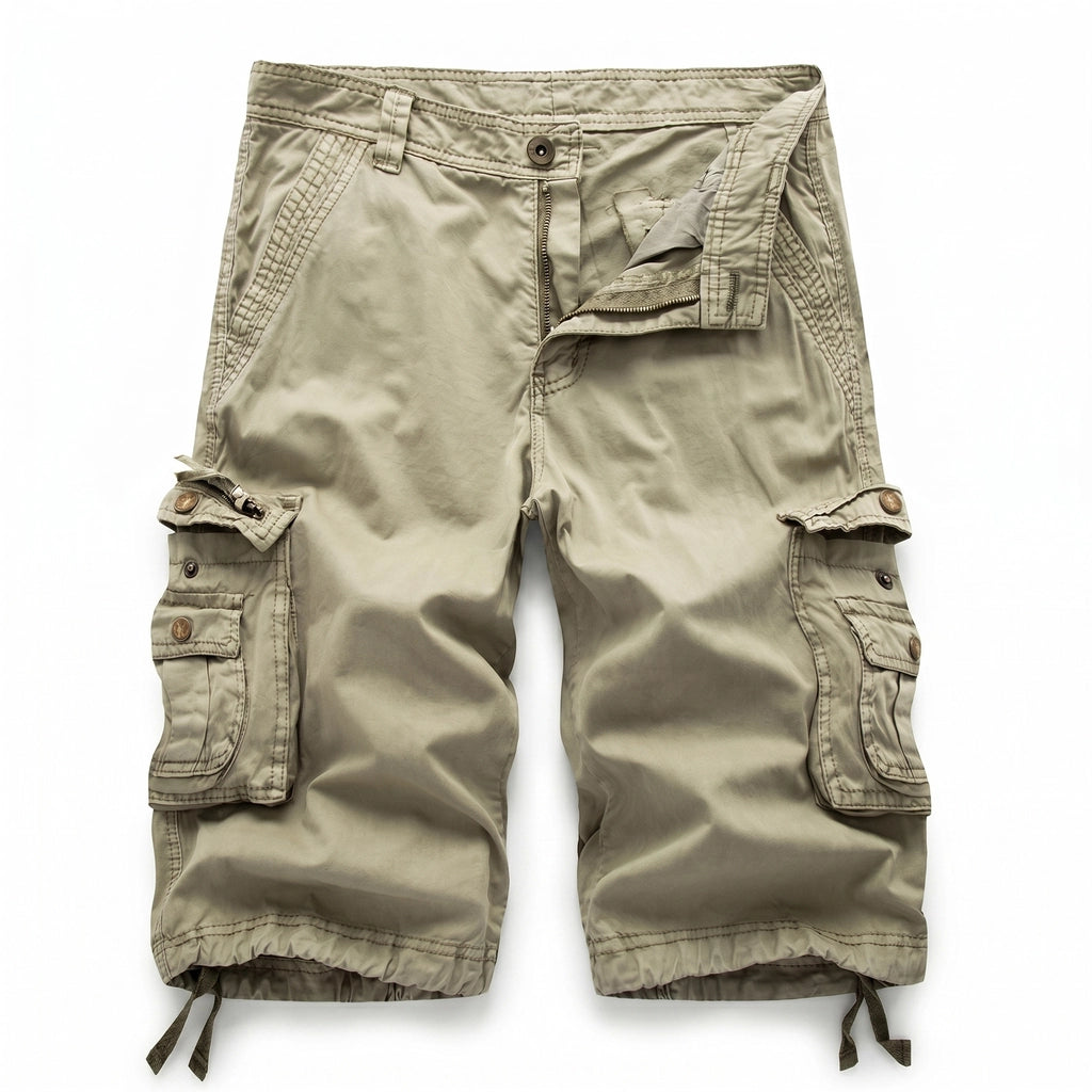 Nicolas Cargo Shorts - Color:Khaki;Size:30