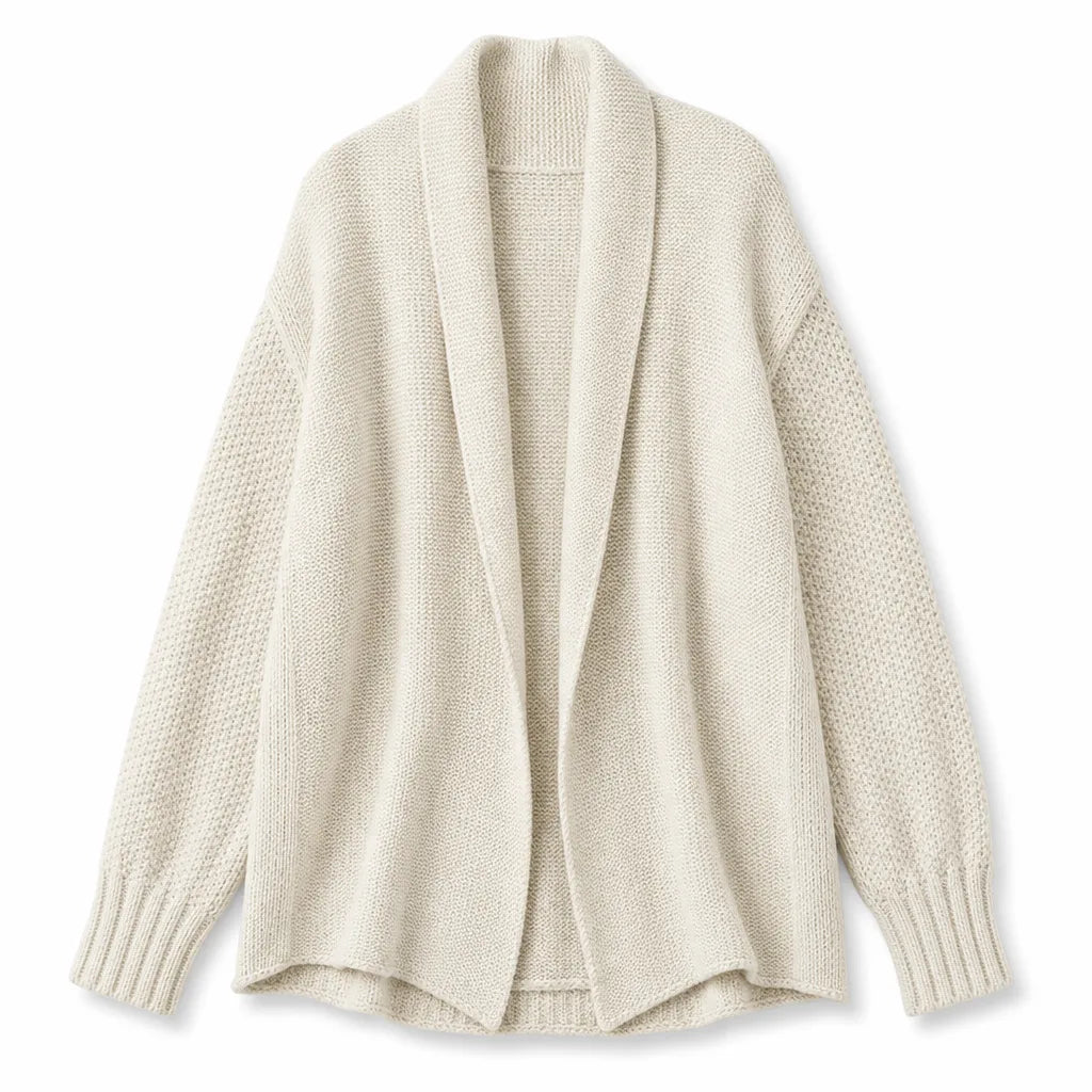 Women's Beige Warner Batwing Cardigan
