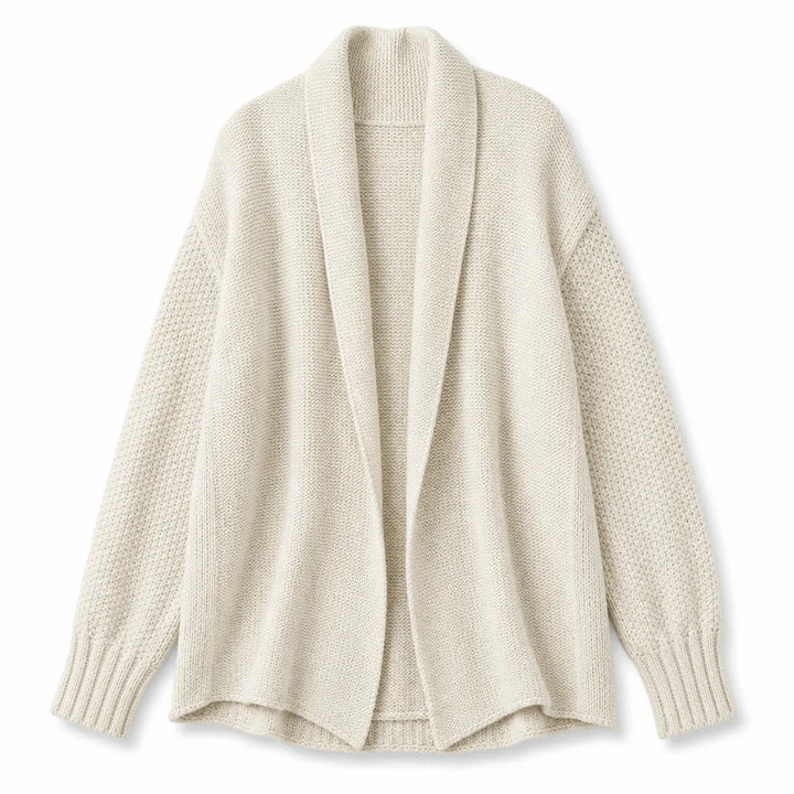 Women's Beige Warner Batwing Cardigan
