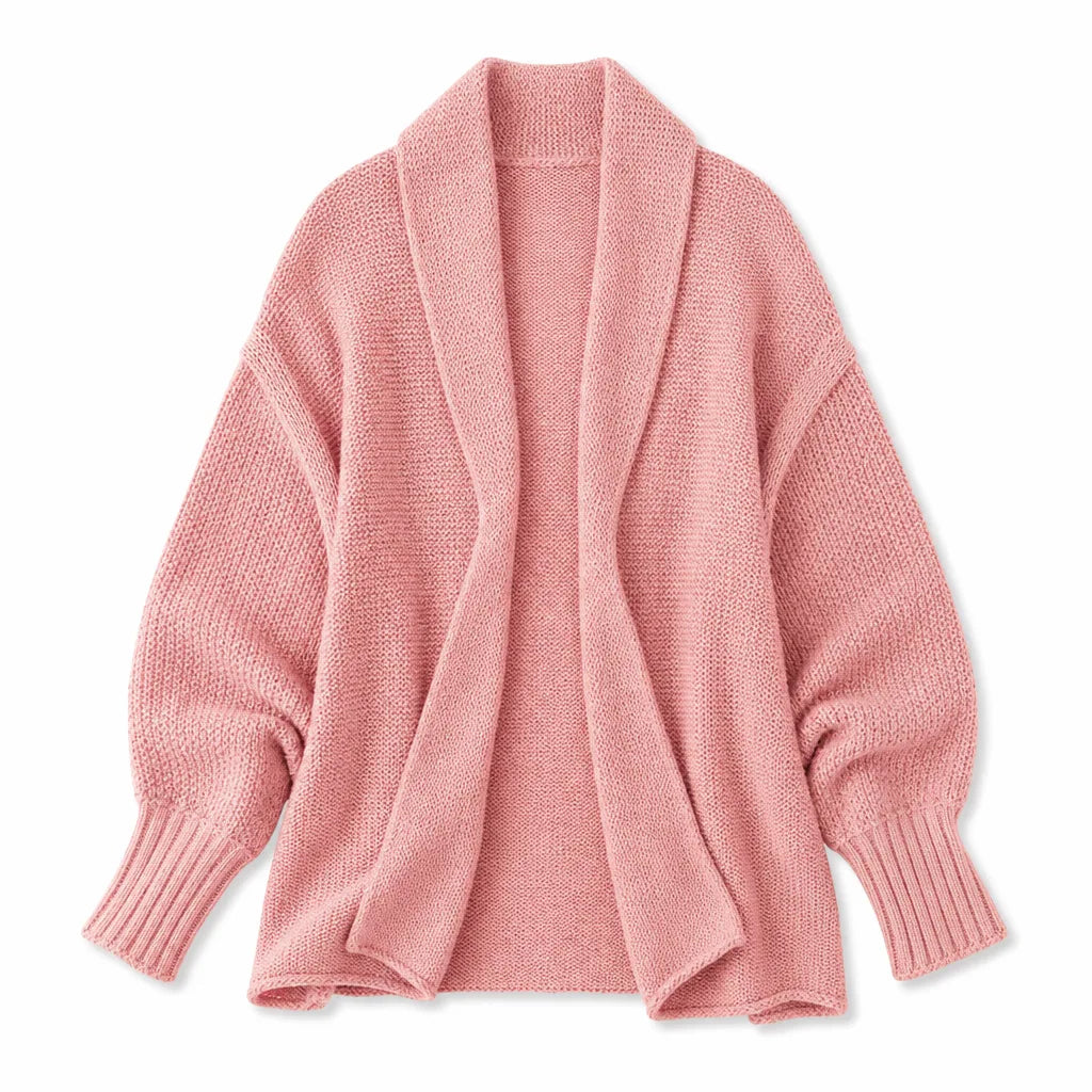 Women's Pink Warner Batwing Cardigan