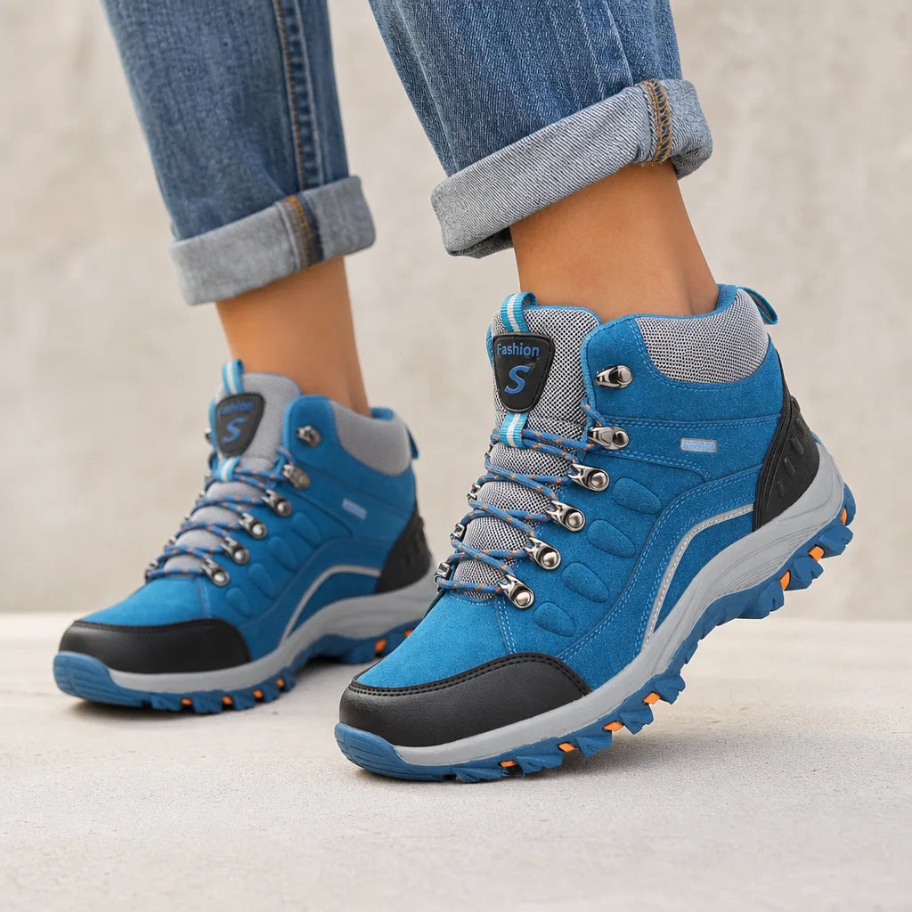Nola Hiking Shoes - Color:Blue;Size:35