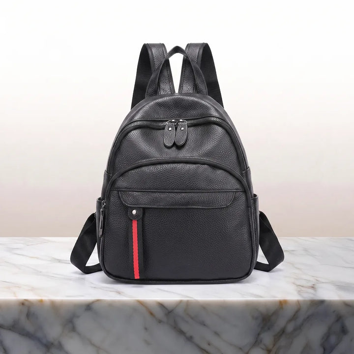 Women's Size:Black Cavanaugh Leather Mini Backpack