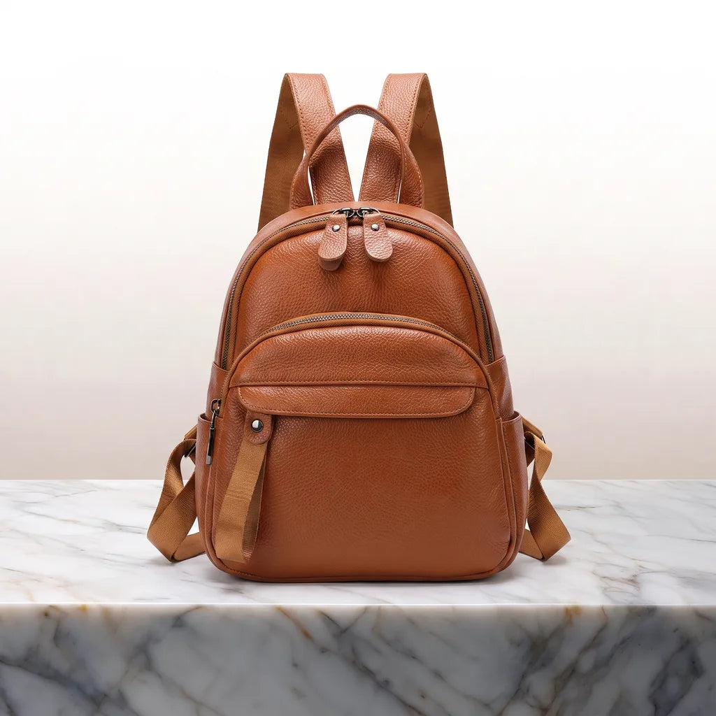 Women's Size:Brown Cavanaugh Leather Mini Backpack