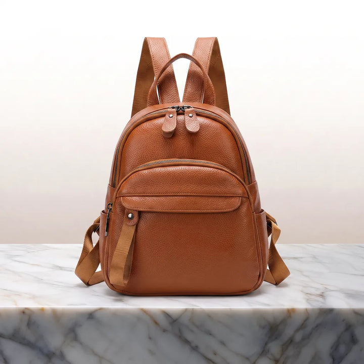 Women's Size:Brown Cavanaugh Leather Mini Backpack