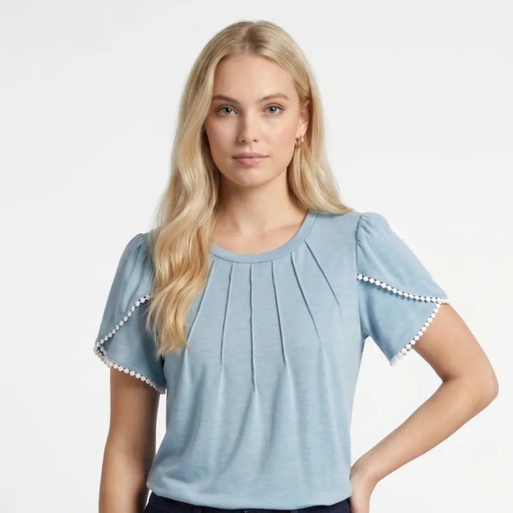 Women's Murray Pleated Lace Top