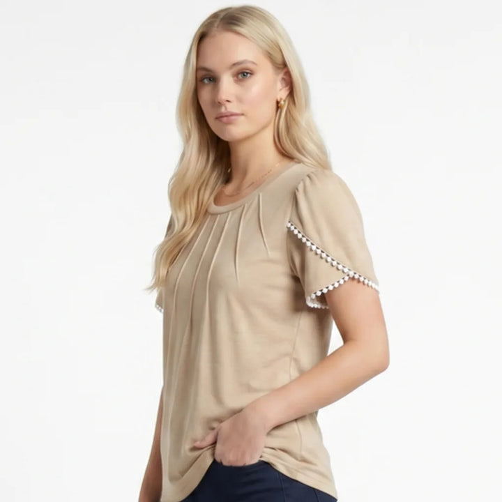 Women's Murray Pleated Lace Top