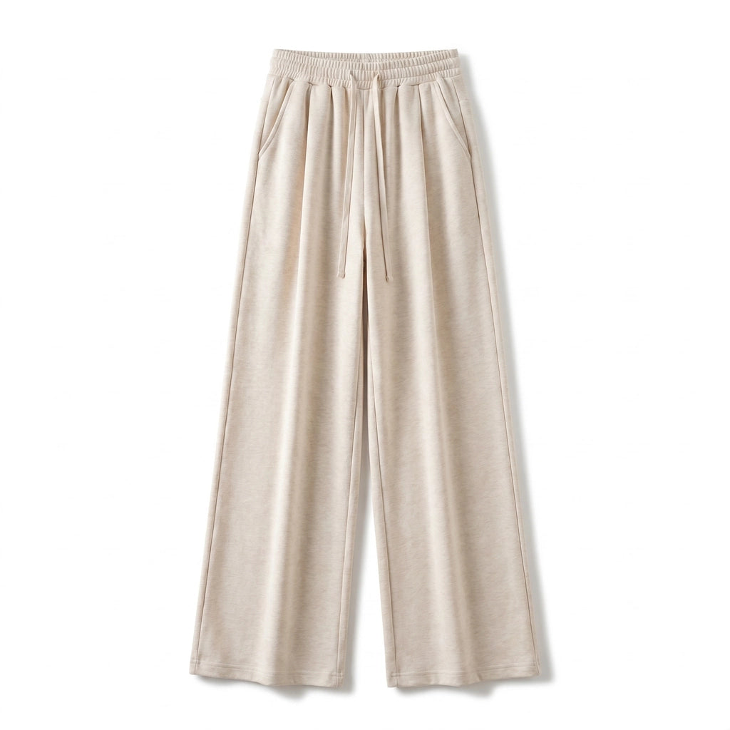 Amina Pleated Trousers - Color:Off-White;Size:S