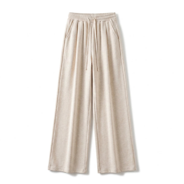 Amina Pleated Trousers - Color:Off-White;Size:S