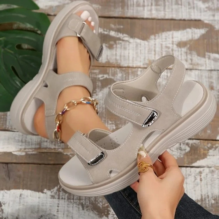 Women's Gray Olivia | Women's Orthopedic Comfort Sandals