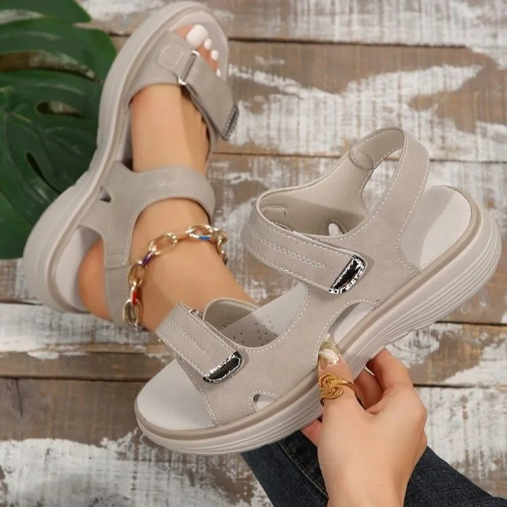 Women's Gray Olivia | Women's Orthopedic Comfort Sandals