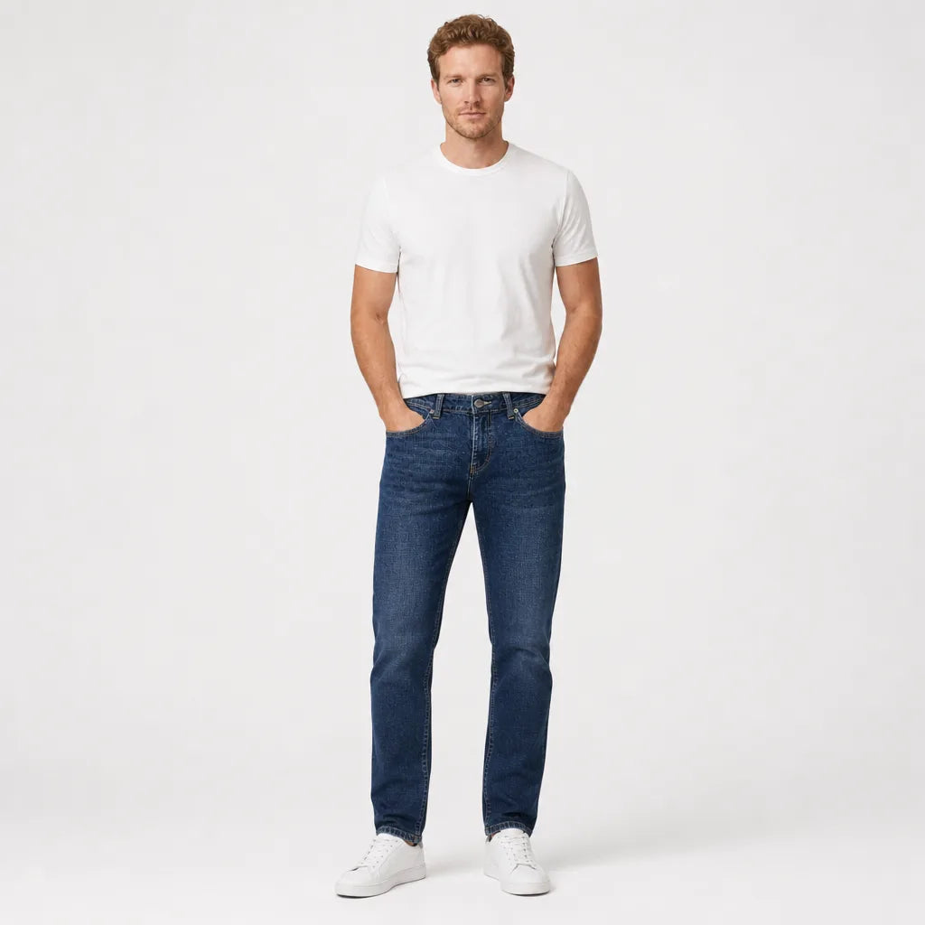 Men's Dunbar Stretch Straight Jeans
