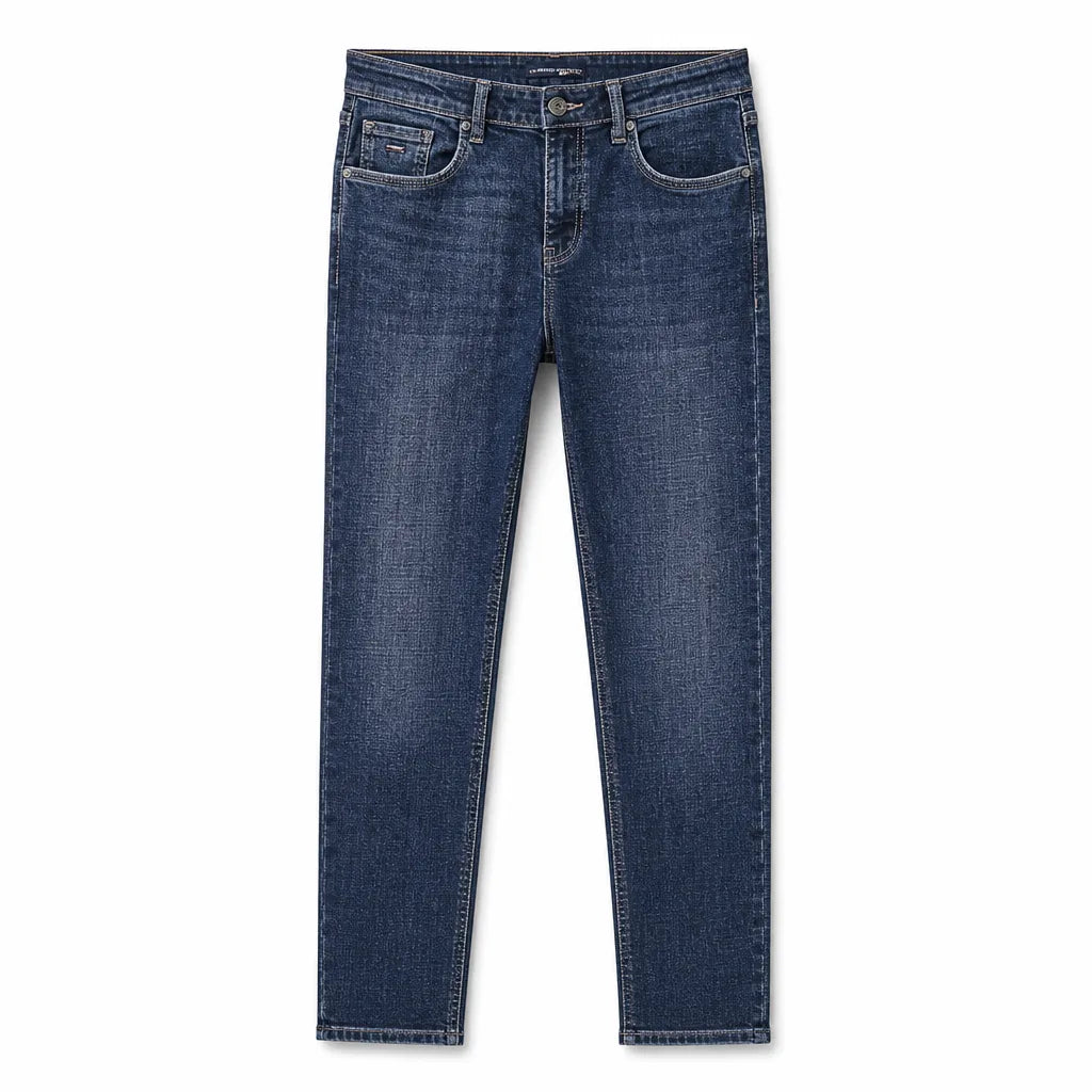 Omer Straight Jeans - Color:Blue Gray;Size:29