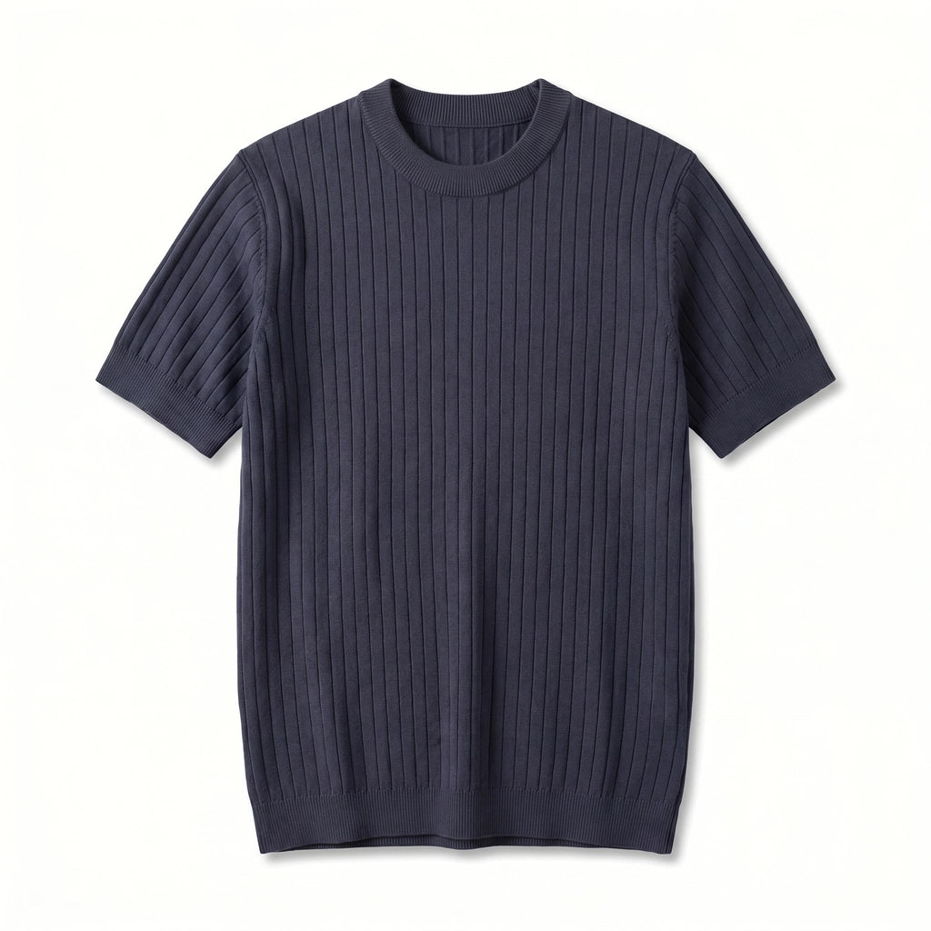 Orlando Striped Knit Top - Color:Navy;Size:XS