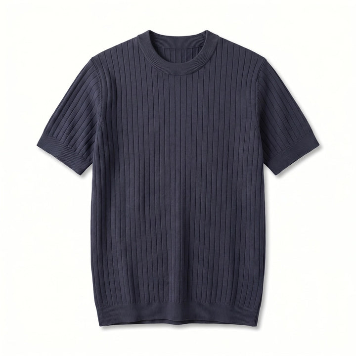 Orlando Striped Knit Top - Color:Navy;Size:XS