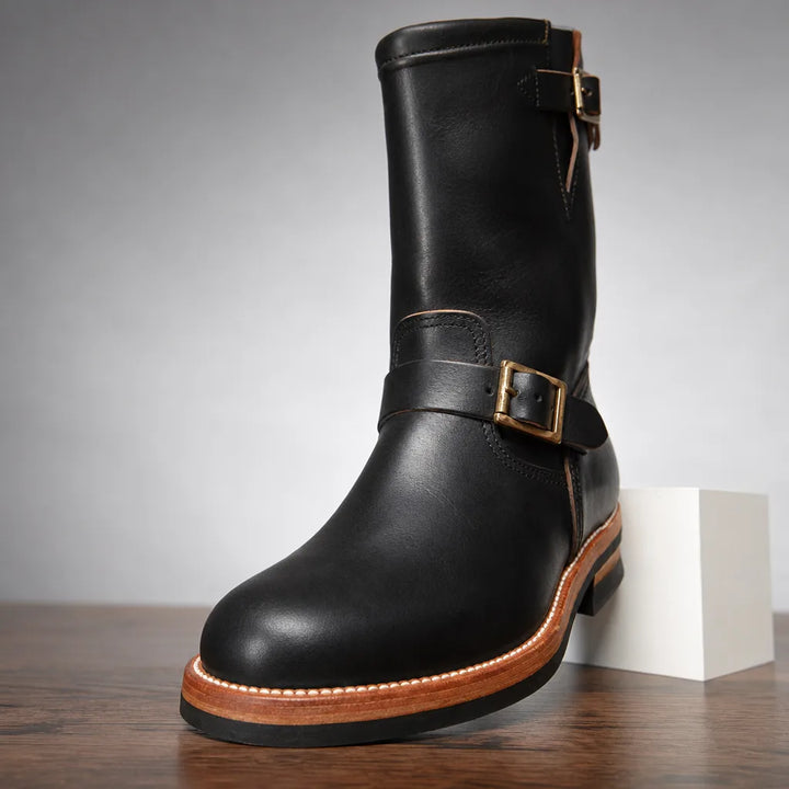 Men's Black Gilmore Mid-Calf Boots