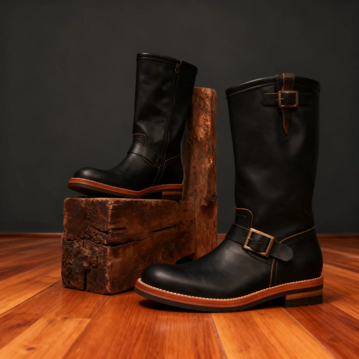 Osborne Mid-Calf Boots - Color:Black;Size:38