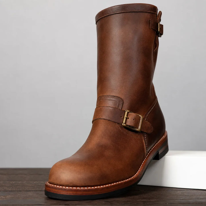 Men's Brown Gilmore Mid-Calf Boots