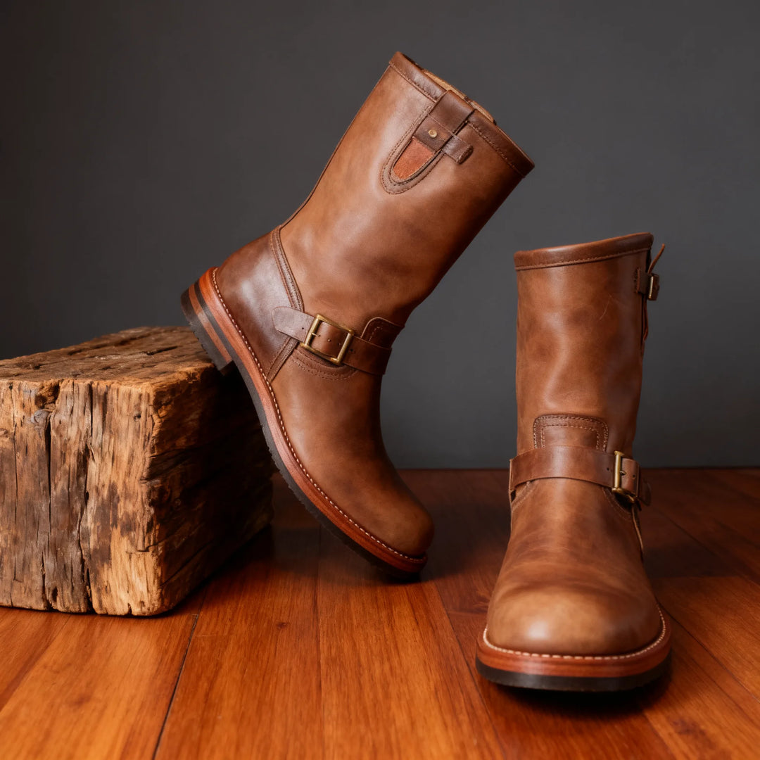 Osborne Mid-Calf Boots - Color:Brown;Size:38
