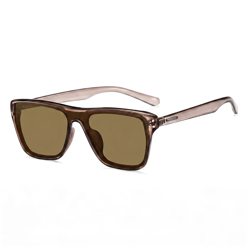 Oscar Polarized Square Shades - Color:Brown;Size:As shown