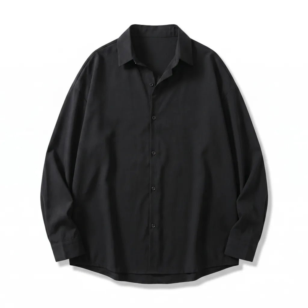 Owen Button-Up Shirt - Color:Black;Size:S