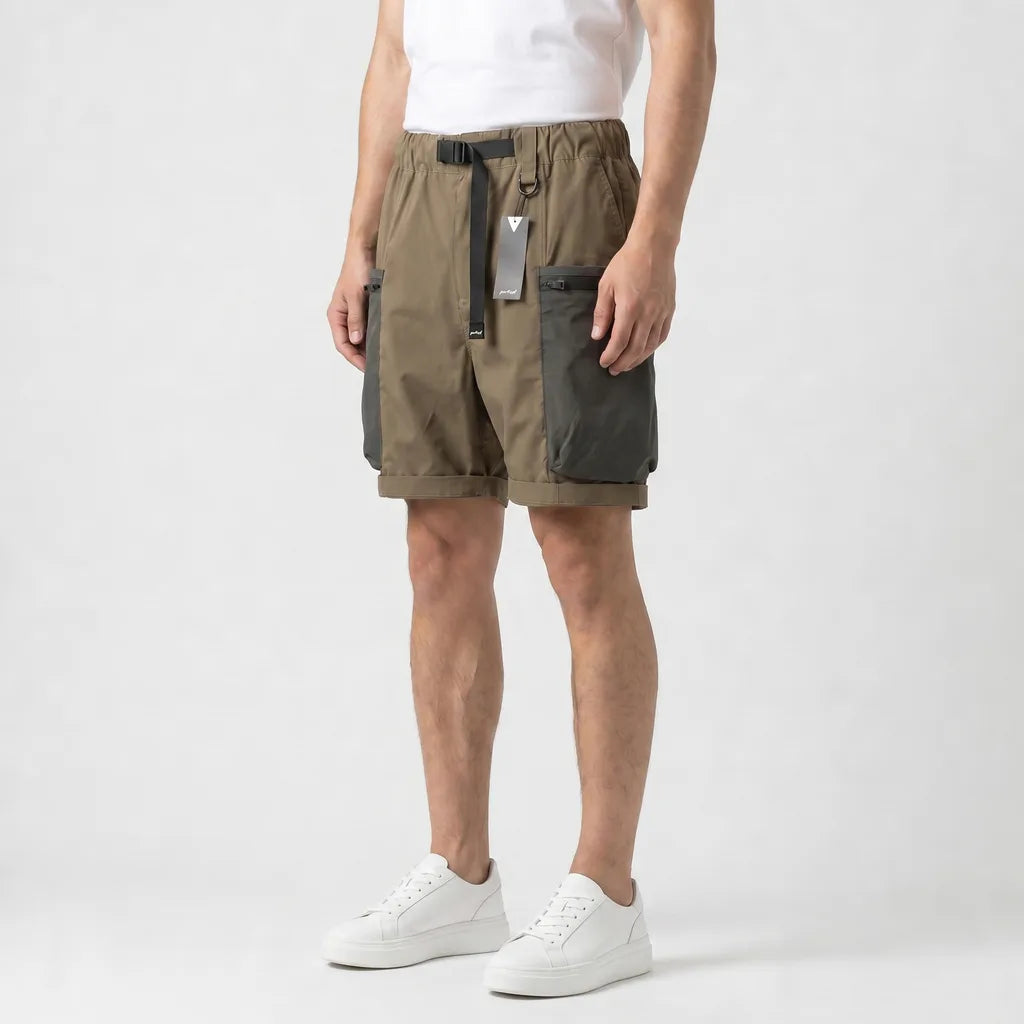 Green Posy Quick-Dry Cargo Shorts 4