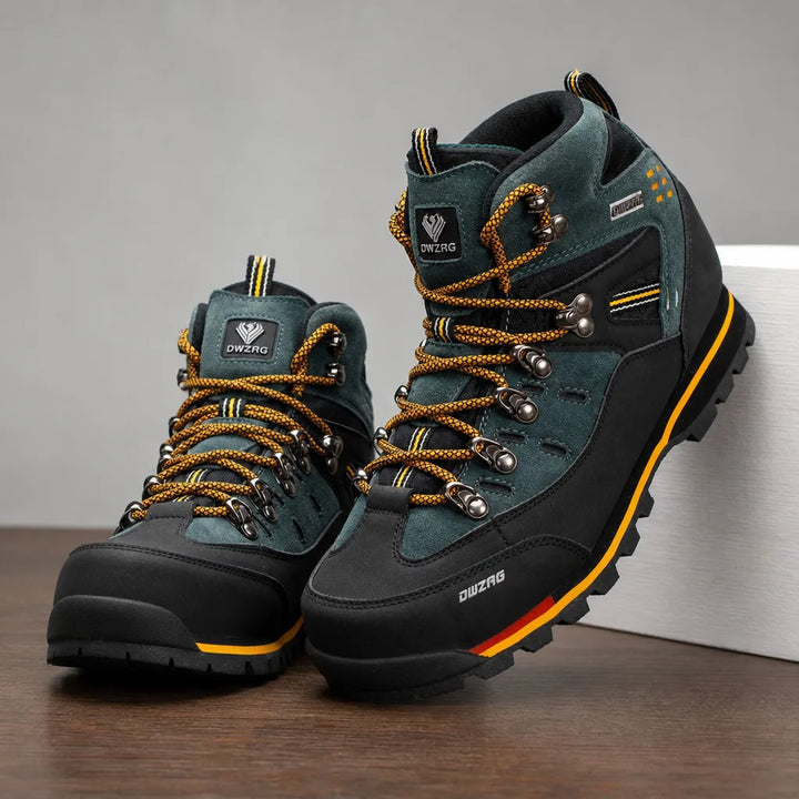 Paddington Trail Boots - Color:Dark Blue/Orange;Size:40