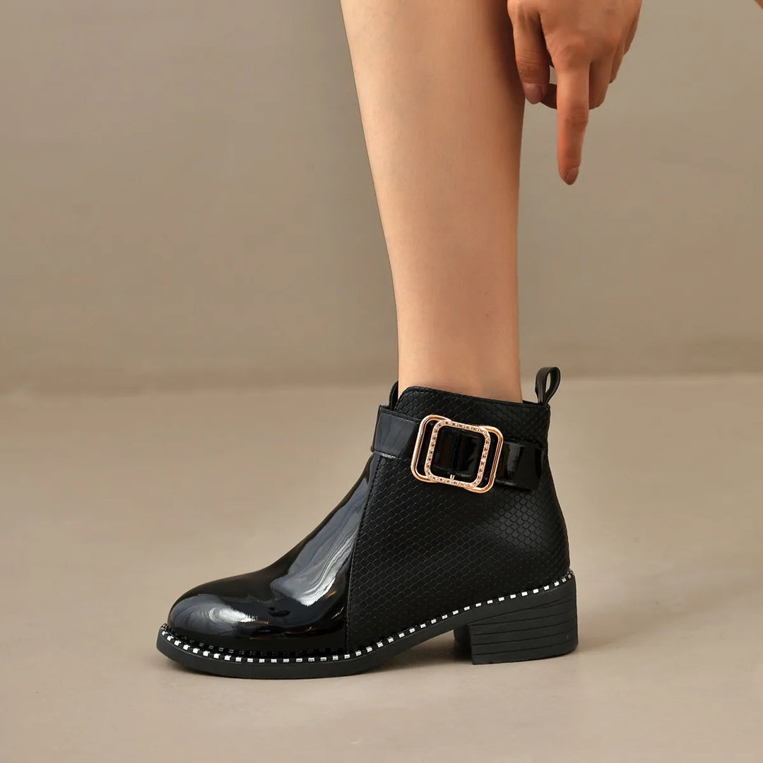 Paine | Women's Orthopedic Ankle Boots - Black