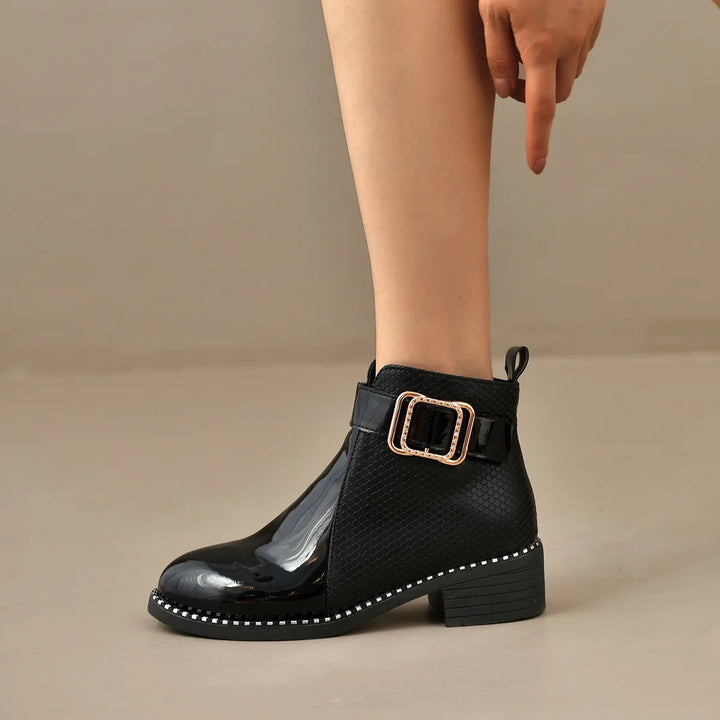 Paine | Women's Orthopedic Ankle Boots - Black