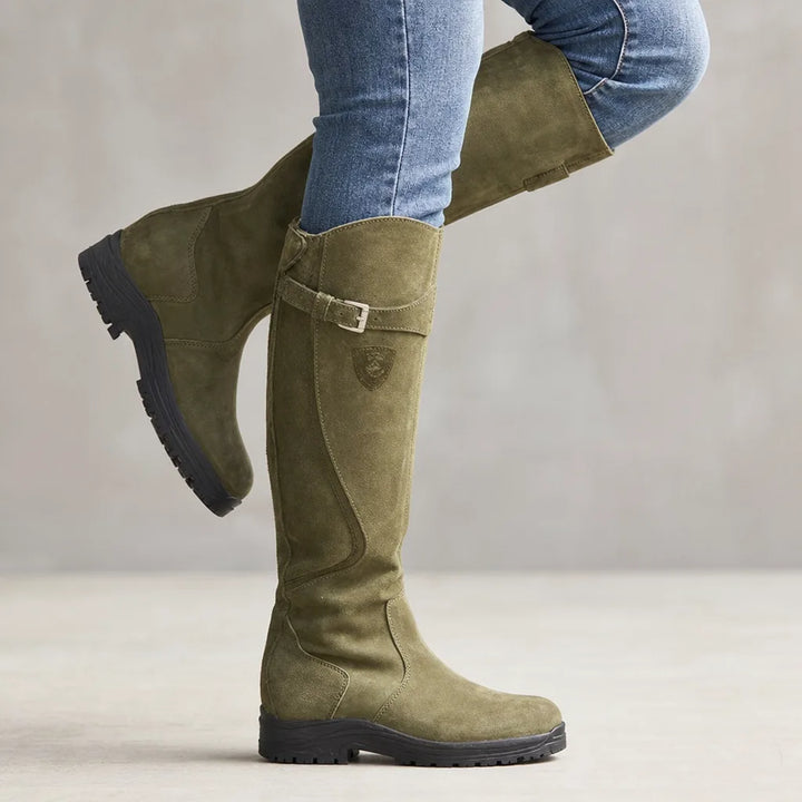 Women's Green Patton | Women's Orthopedic Riding Boots -No match