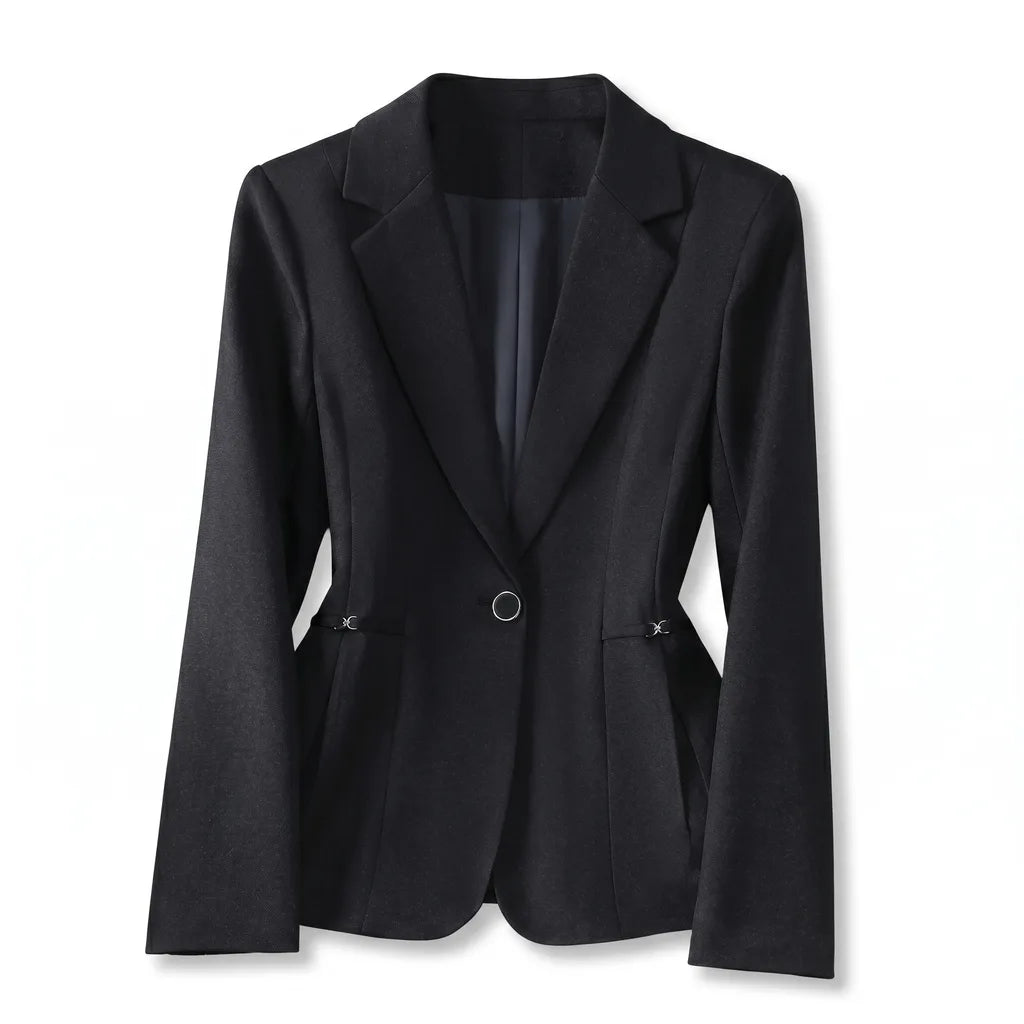 Pauline Fitted Blazer - Color:Black;Size:XS