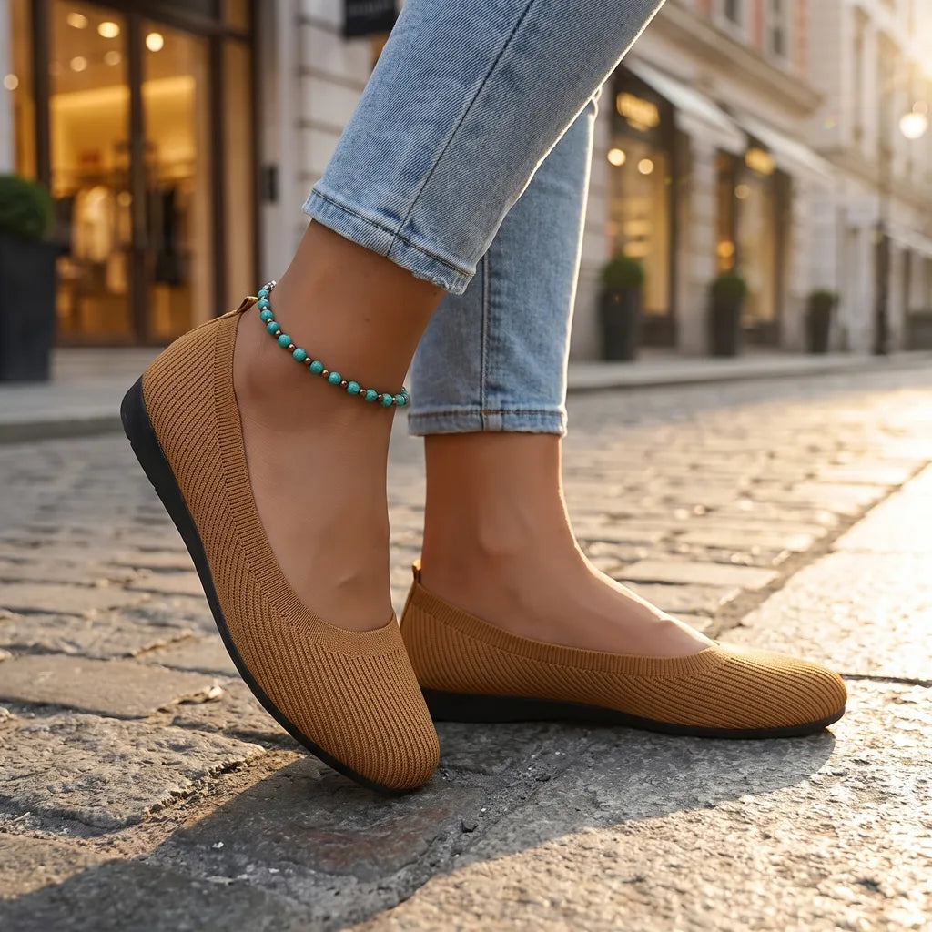 Women's Brown Thomas Knit Flats