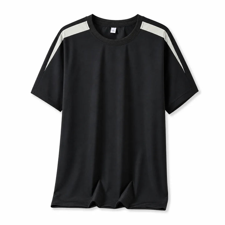 Philip Essential Striped Tee - Color:Black;Size:S