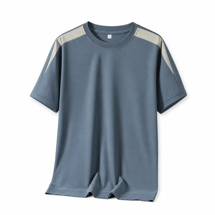 Philip Essential Striped Tee - Color:Blue;Size:S