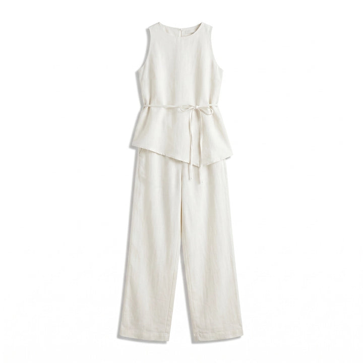Phoebe Sleeveless Set - Color:White;Size:XXS